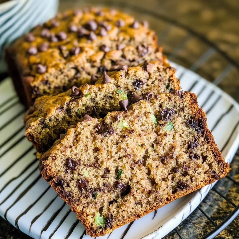 Chocolate Chip Zucchini Bread
