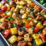 Hawaiian Chicken Sheet Pan Meal (Whole30, Paleo, Low Carb)