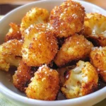 Parmesan Cauliflower Bites - Just 5 Ingredients