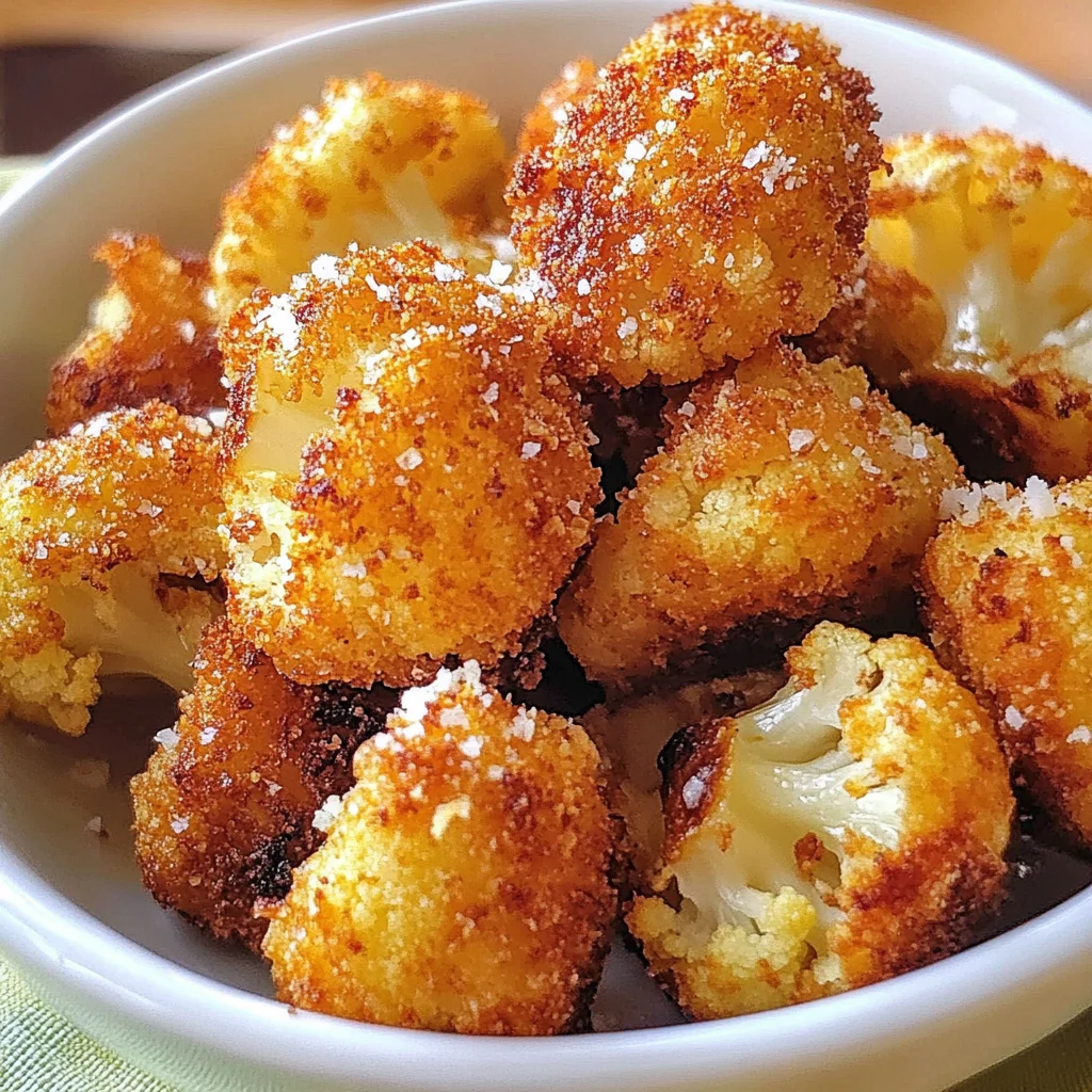 Parmesan Cauliflower Bites - Just 5 Ingredients