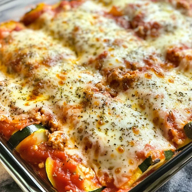Zucchini Pizza Casserole | Low-Carb & Gluten-Free