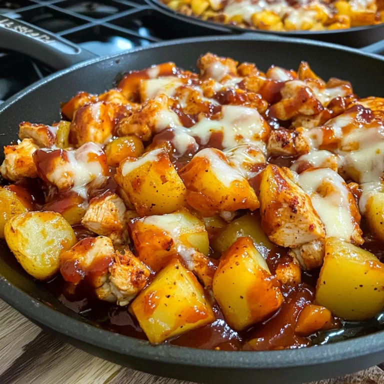BBQ Chicken Potato Skillet