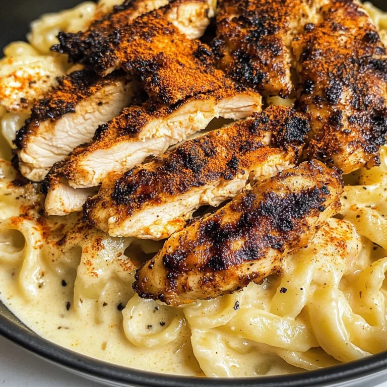 Blackened Cajun Chicken Alfredo