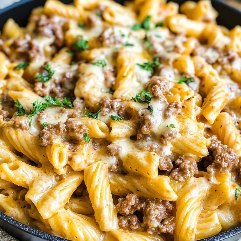 Cheeseburger Pasta