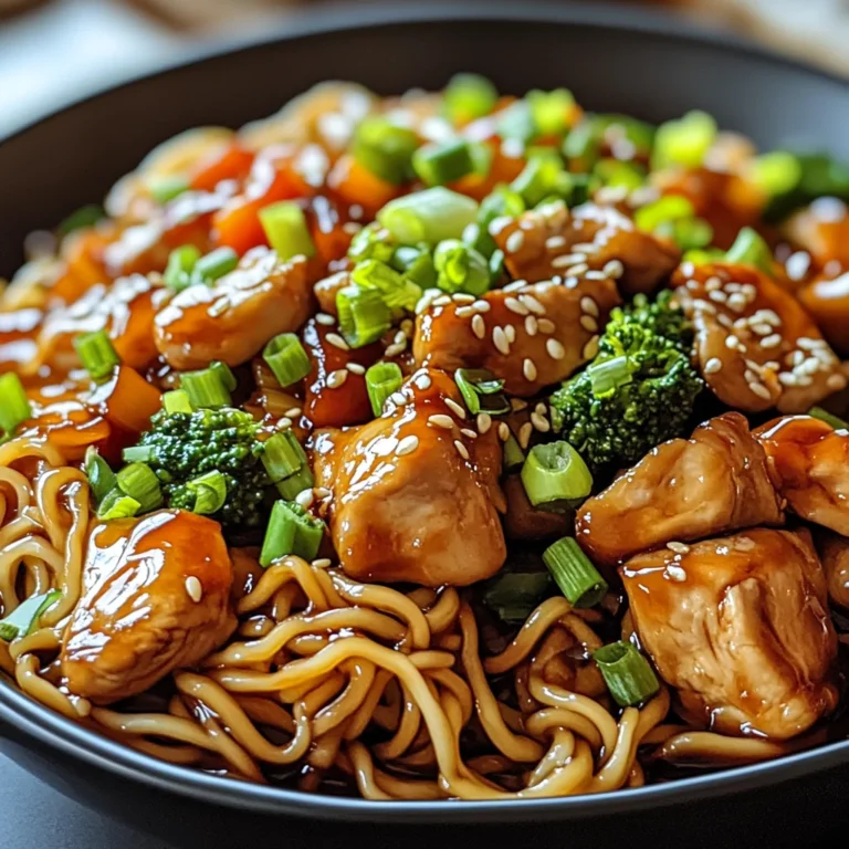Chicken Teriyaki Noodles