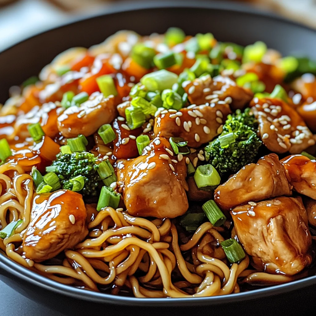 Chicken Teriyaki Noodles