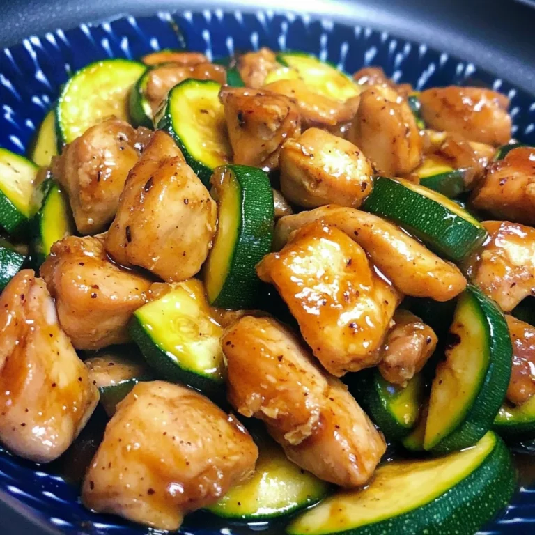 Chicken Zucchini Stir Fry