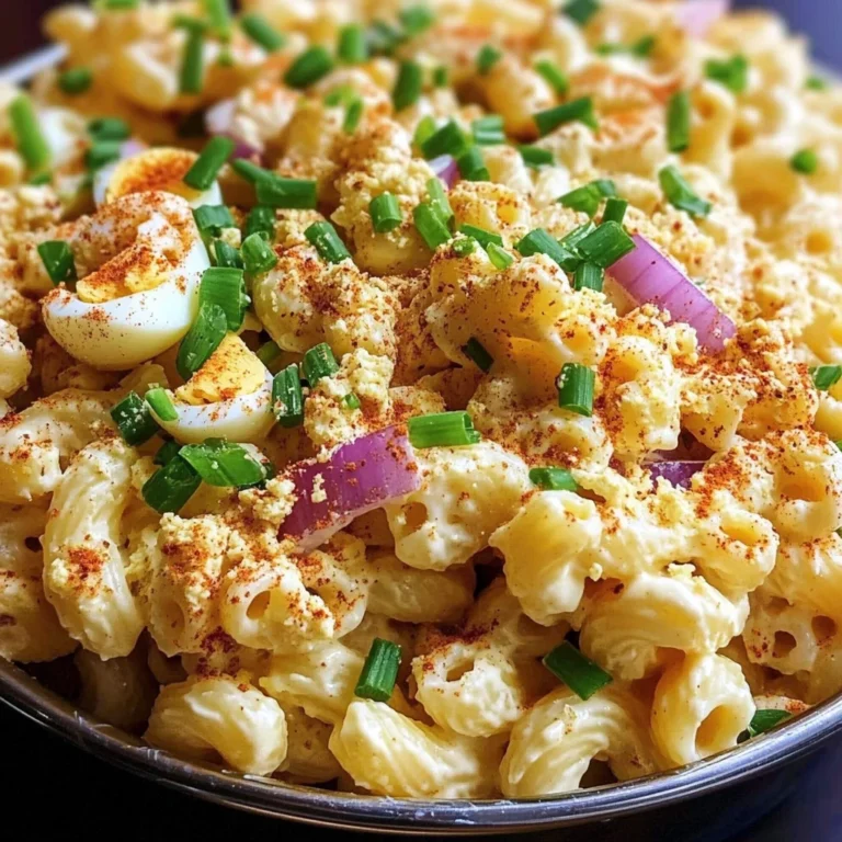 Deviled Egg Pasta Salad