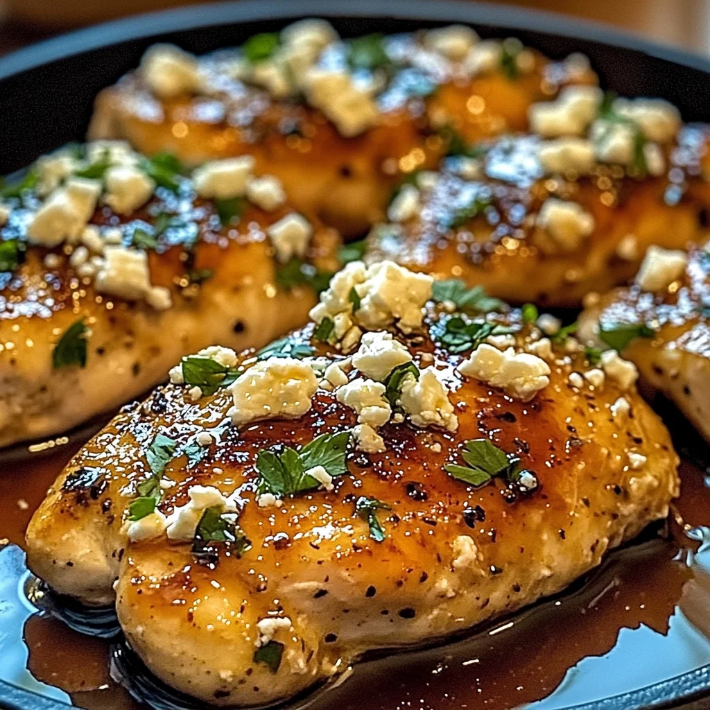 Hot Honey Feta Chicken Dish: A Deliciously Spicy and Savory Recipe