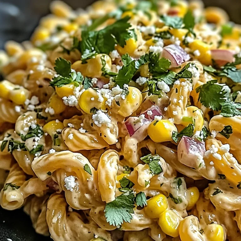 Mexican Street Corn Pasta Salad is a must-try dish!