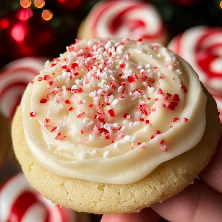 Peppermint Meltaway Cookies