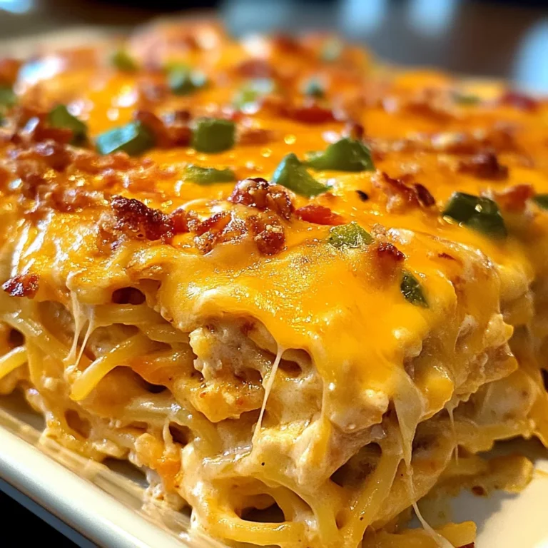 Spicy Southern Cheesy Chicken Spaghetti Casserole
