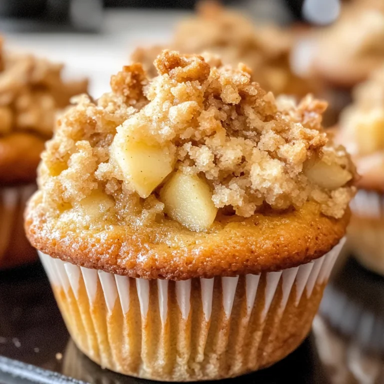 Apple Crumble Muffins