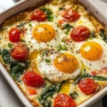 Baked Feta Eggs