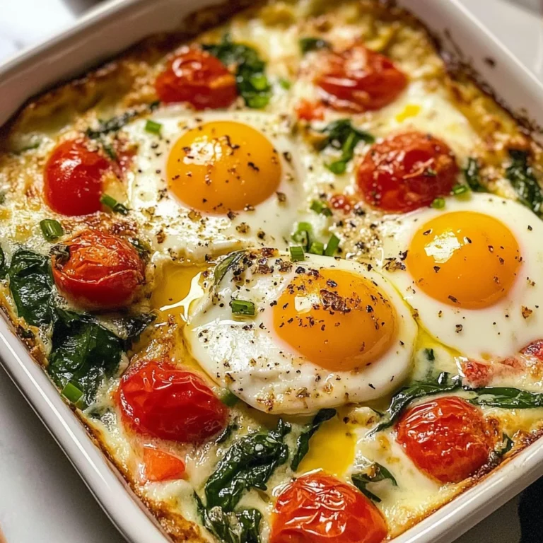 Baked Feta Eggs