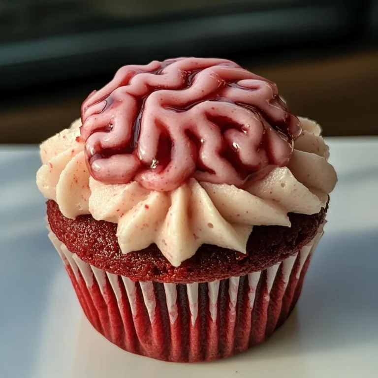 Bleeding Brain Cupcakes