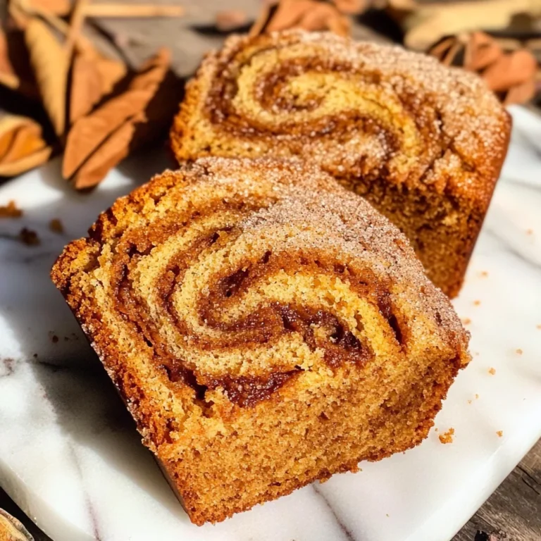Cinnamon Swirl Pumpkin Bread Mini Loaves