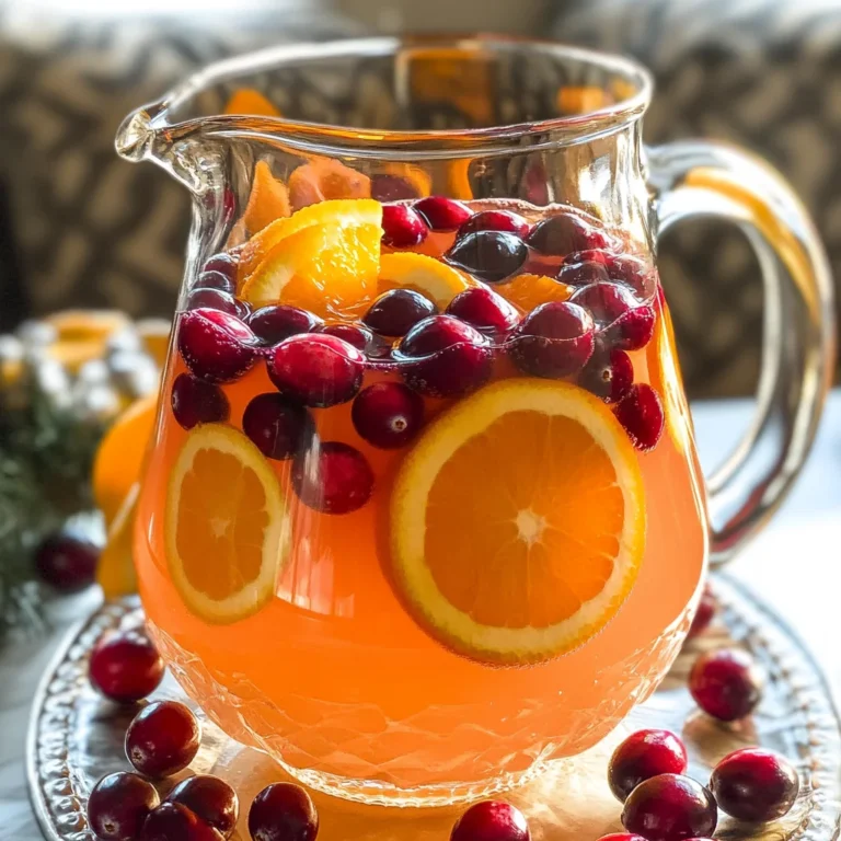 Cranberry Orange Margarita Sangria