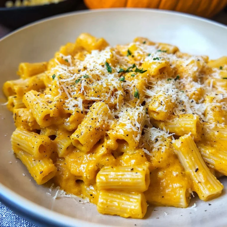 Creamy Parmesan Pumpkin Pasta