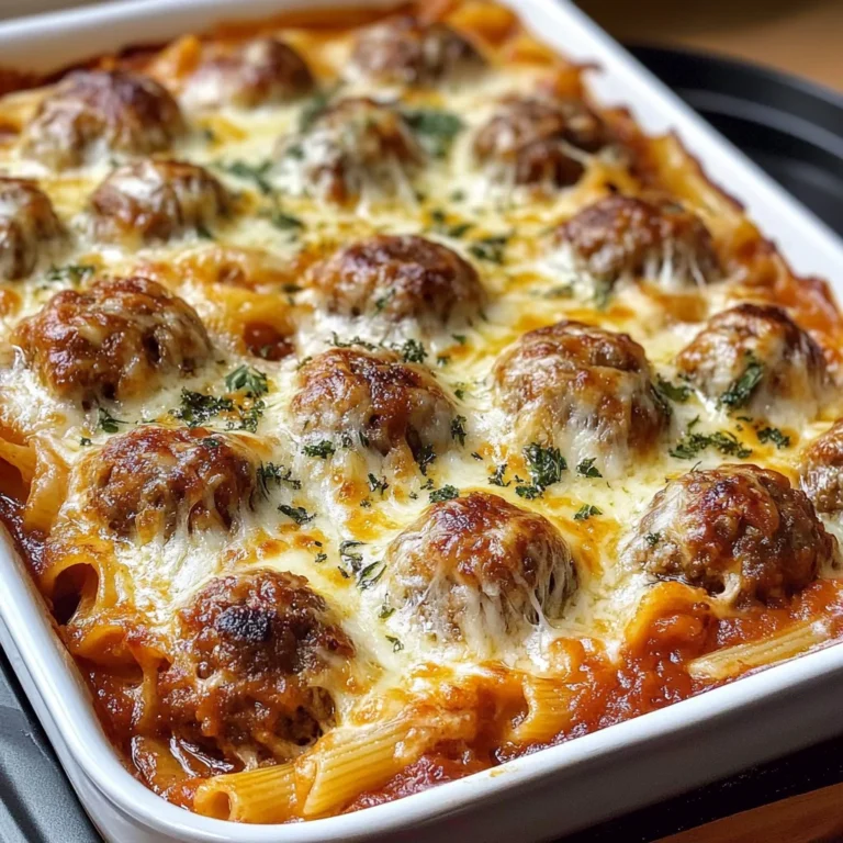 Dump-and-Bake Meatball Casserole