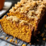 Easy Pumpkin Bread with Crumb Topping