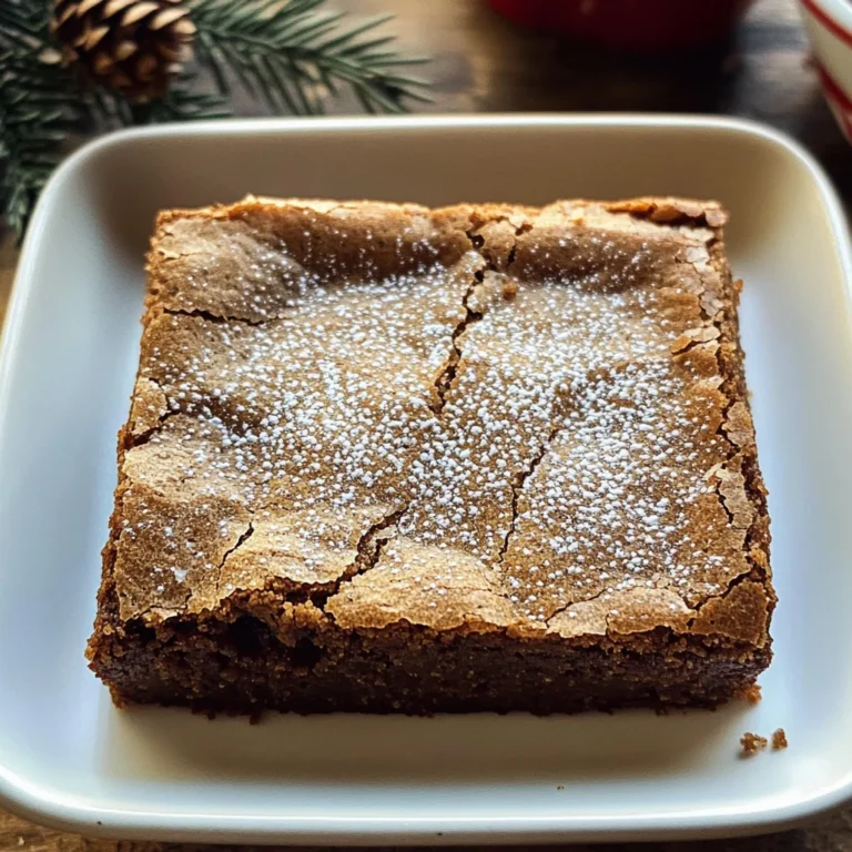 Gingerbread Brownies