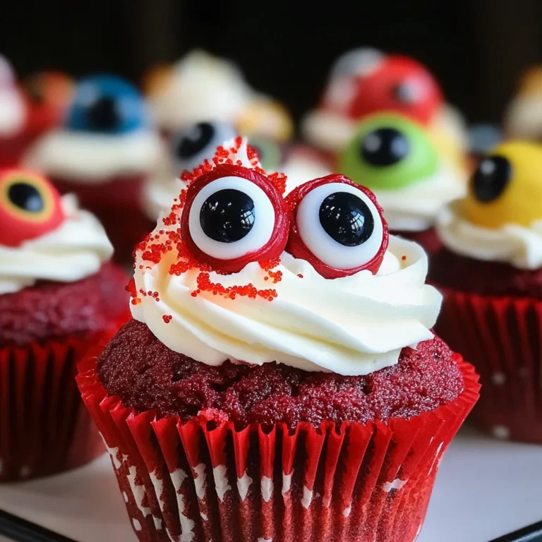 Halloween Augapfel Cupcakes