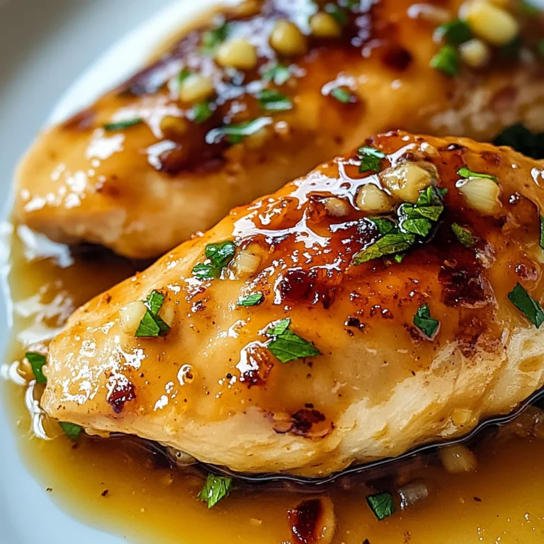Honey Garlic Chicken Breasts