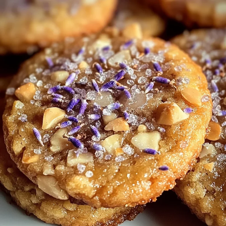 Lavender Honey Crunch Cookies