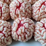 Marshmallow Rice Bubbles Halloween Brains