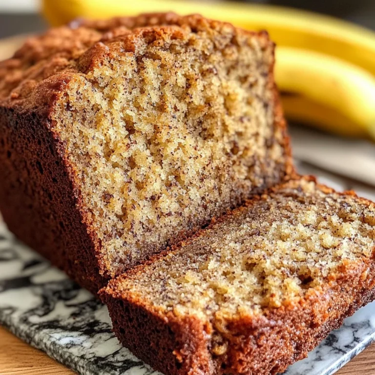 Moist Banana Bread Recipe