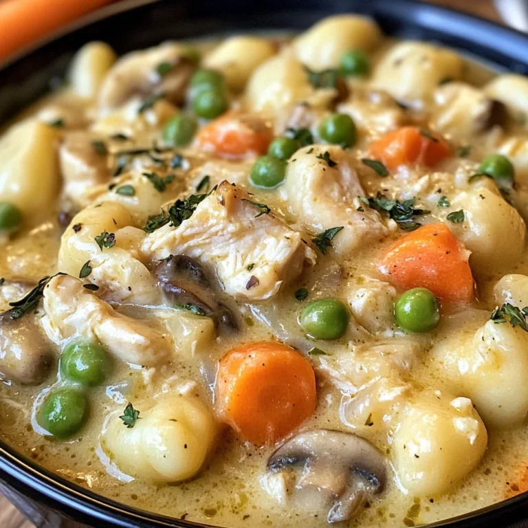 ONE POT GNOCCHI CHICKEN POT PIE