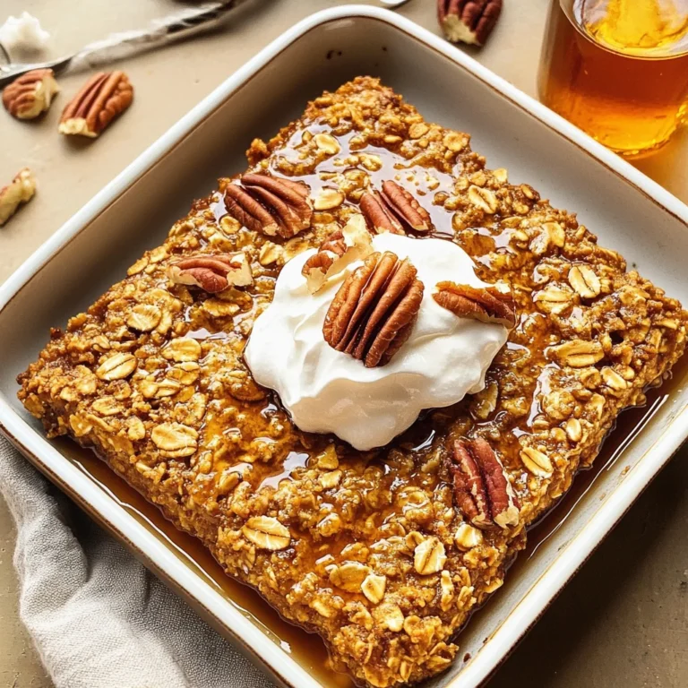 Pumpkin Baked Oatmeal