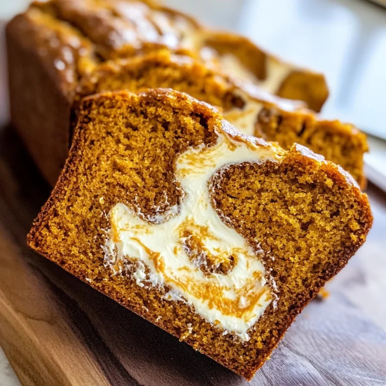 Pumpkin Cream Cheese Bread