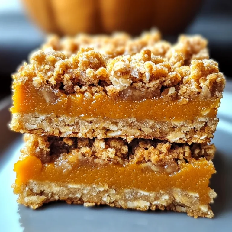 Pumpkin Pie Crumble Bars – Easy Fall Dessert Recipe
