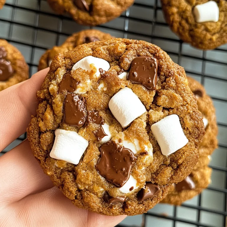 Pumpkin S'mores Cookies