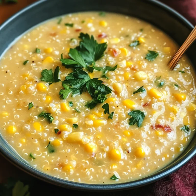 Quinoa Corn Chowder
