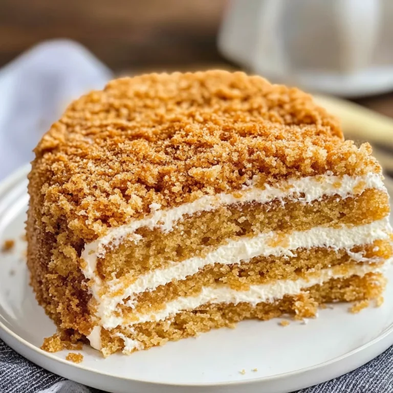 Russian Honey Cake Recipe (Medovik)