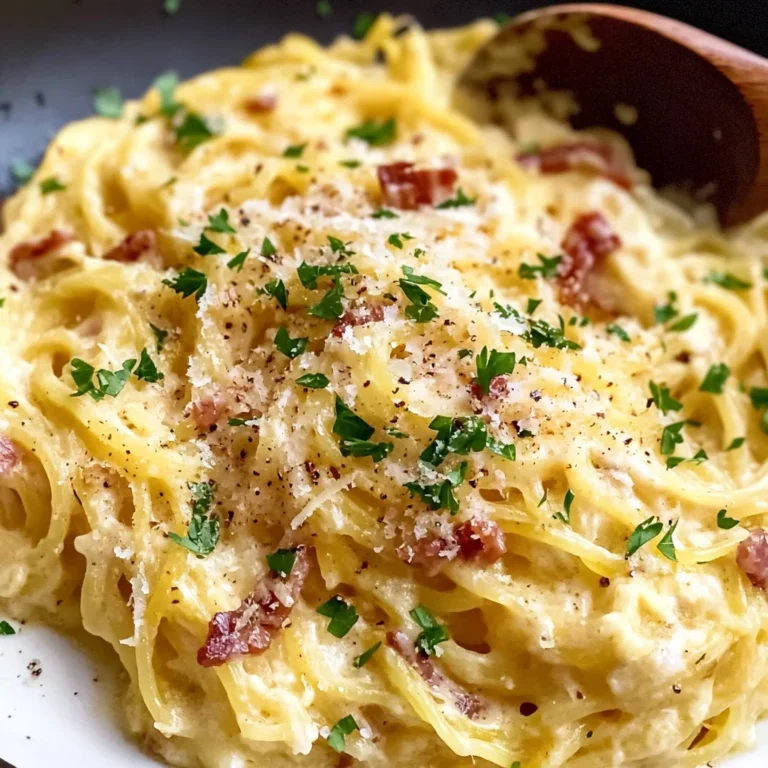 Spaghetti Squash Carbonara