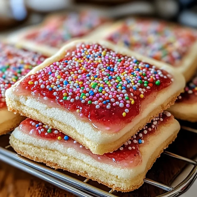 Strawberry Pop Tart Sugar Cookies